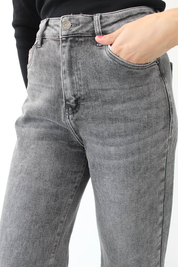 Straight leg jeans grijs | VS Miss - Afbeelding 3