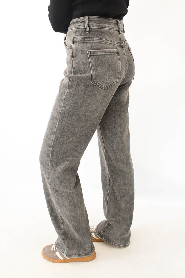 Straight leg jeans grijs | VS Miss - Afbeelding 2