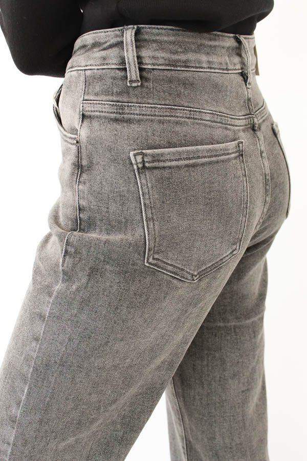 Straight leg jeans grijs | VS Miss - Afbeelding 4