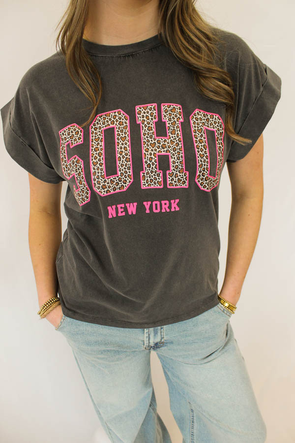 T-shirt grijs | Soho - Afbeelding 2