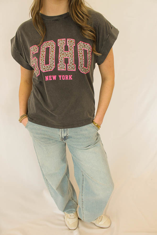 T-shirt grijs | Soho - Afbeelding 3