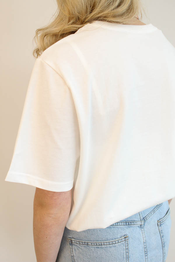 T-shirt wit | Cocktail - Afbeelding 4
