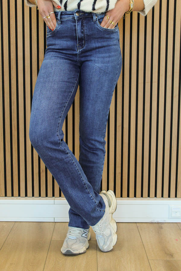 Tall straight leg jeans blauw