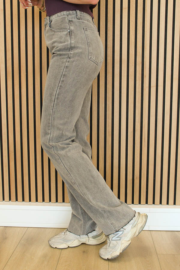 Tall straight leg jeans grijs - Afbeelding 3