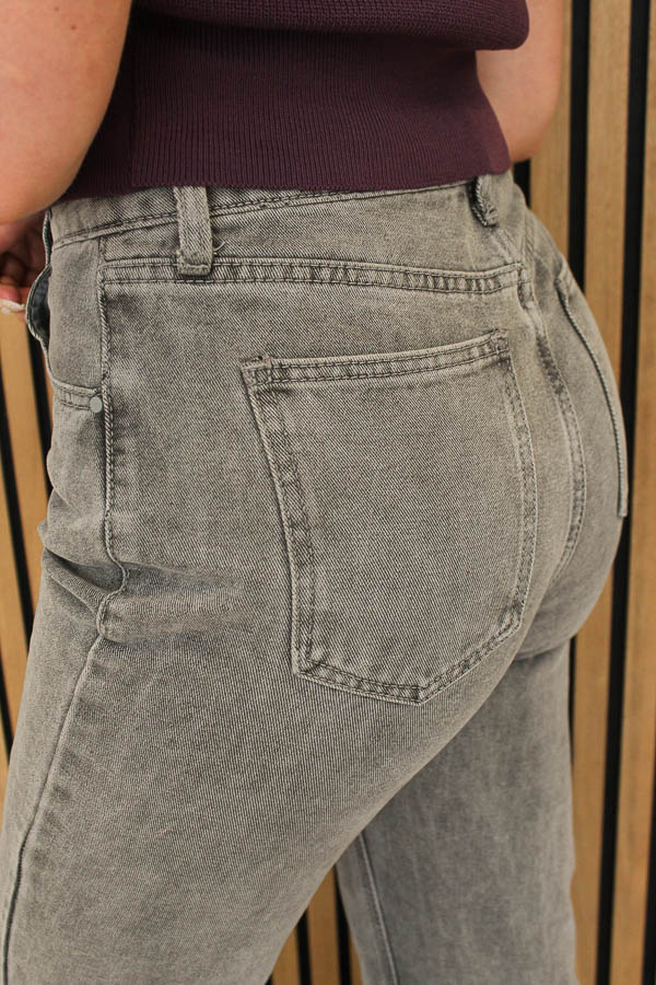 Tall straight leg jeans grijs - Afbeelding 4