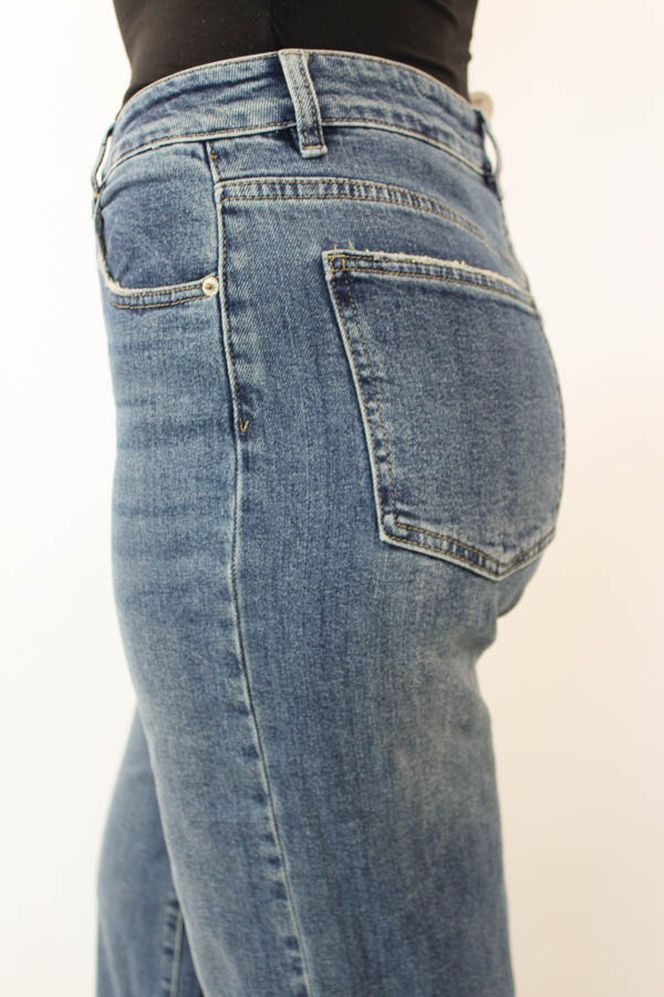 Tall wide leg jeans | Mara  - Afbeelding 3
