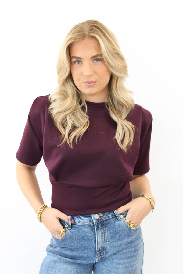 Top burgundy | Sophie