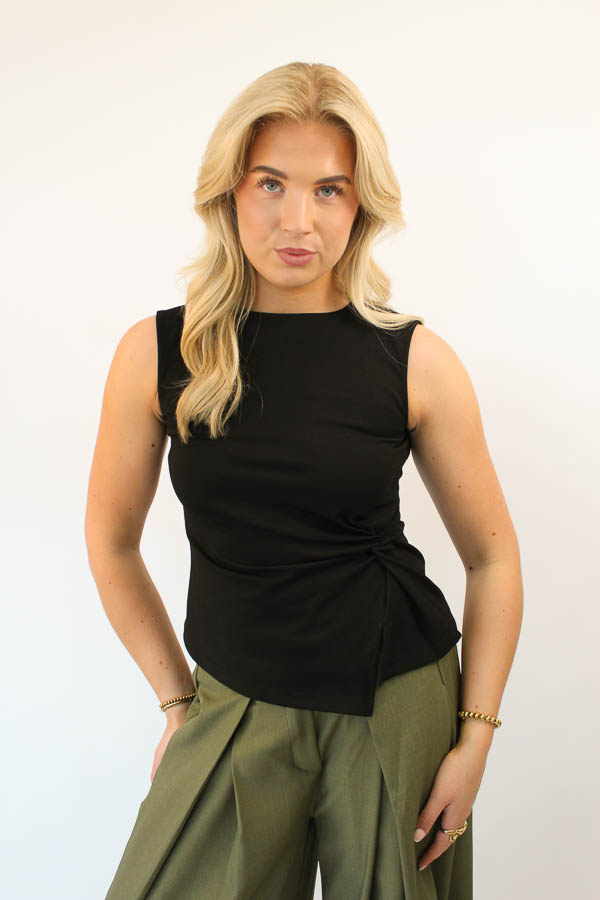 Top detail zwart | Laurie