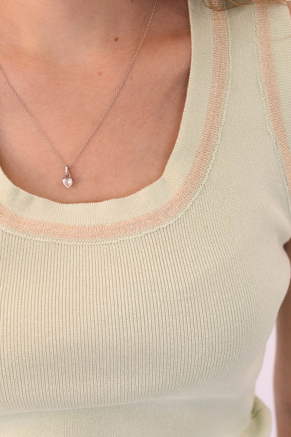 Top glitter rand mint | Loes - Afbeelding 3