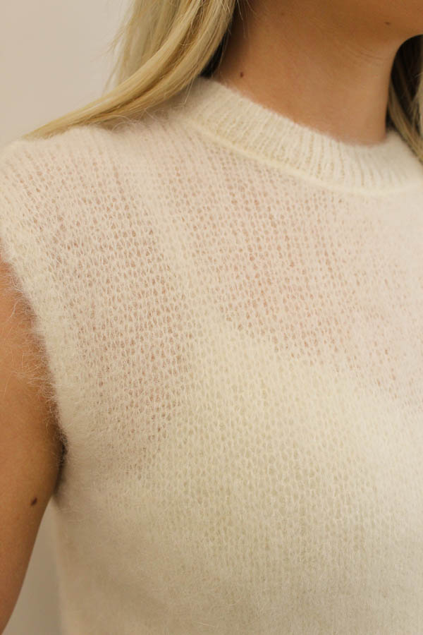 Top mohair beige | Isabel - Afbeelding 3