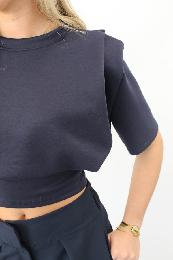 Top navy | Sophie - Afbeelding 3
