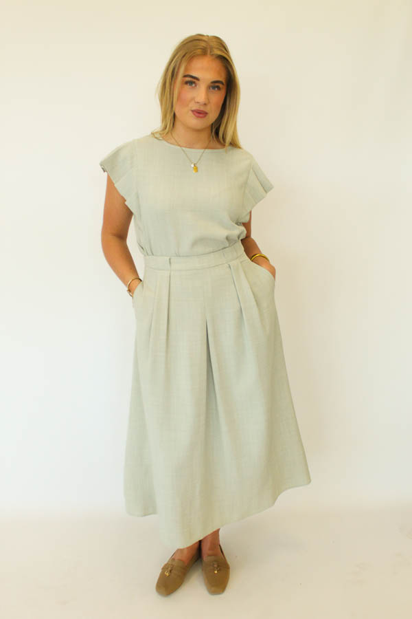  Top ronde hals mint | Carla - Afbeelding 2