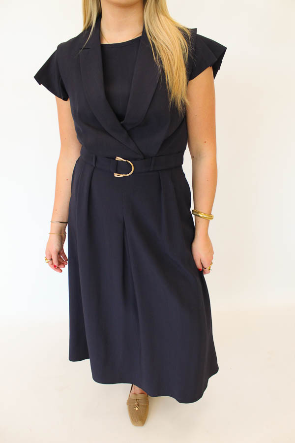  Top ronde hals navy | Carla - Afbeelding 3