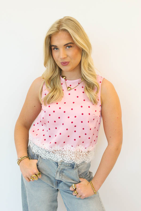 Top stippen roze | Phien