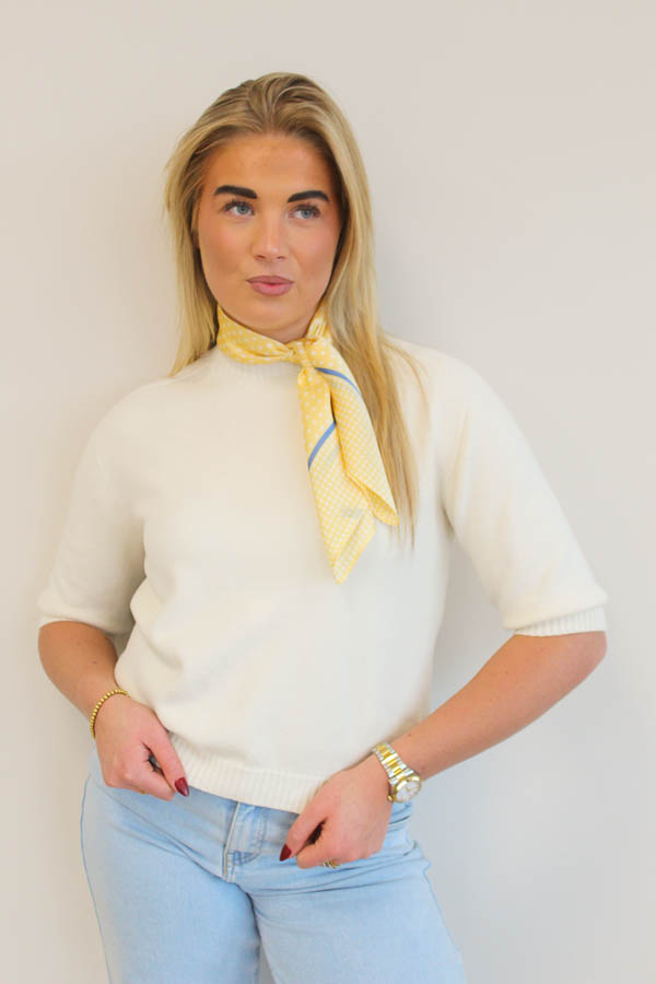 Trui driekwart beige | Lieke