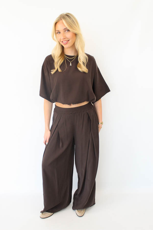 Tweedelig set bruin | Louise