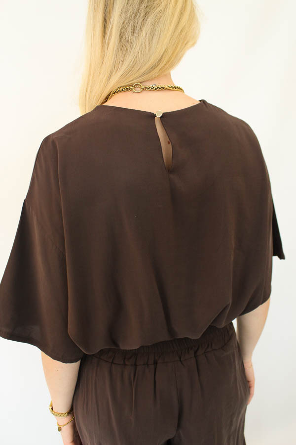 Tweedelig set bruin | Louise - Afbeelding 5