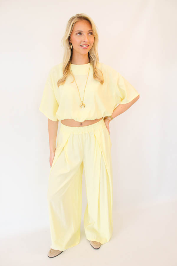 Tweedelig set geel | Louise - Afbeelding 5