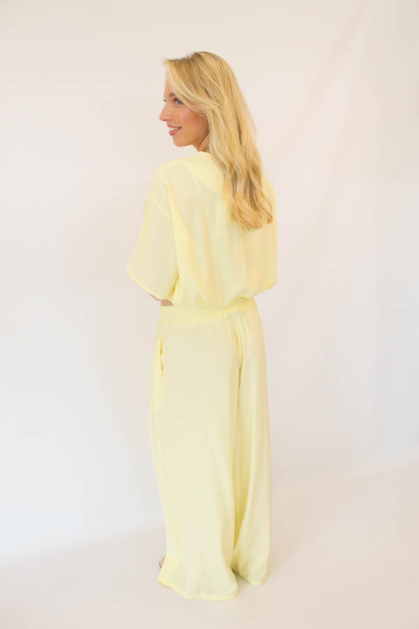 Tweedelig set geel | Louise - Afbeelding 3