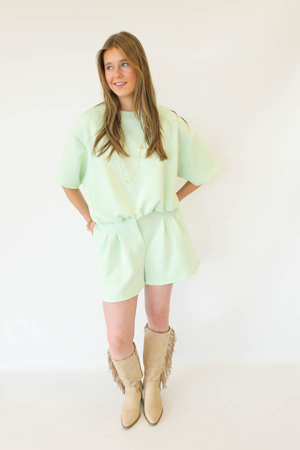 Tweedelig set mint | Yael