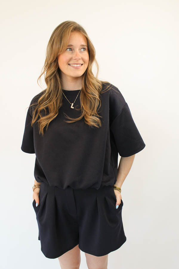 Tweedelig set navy | Yael