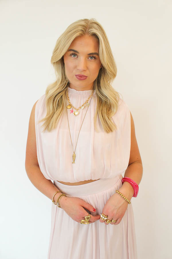 Tweedelig set roze | Maeve - Afbeelding 3