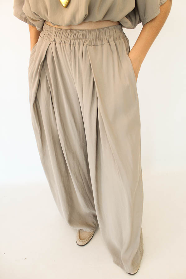 Tweedelig set taupe | Louise - Afbeelding 3
