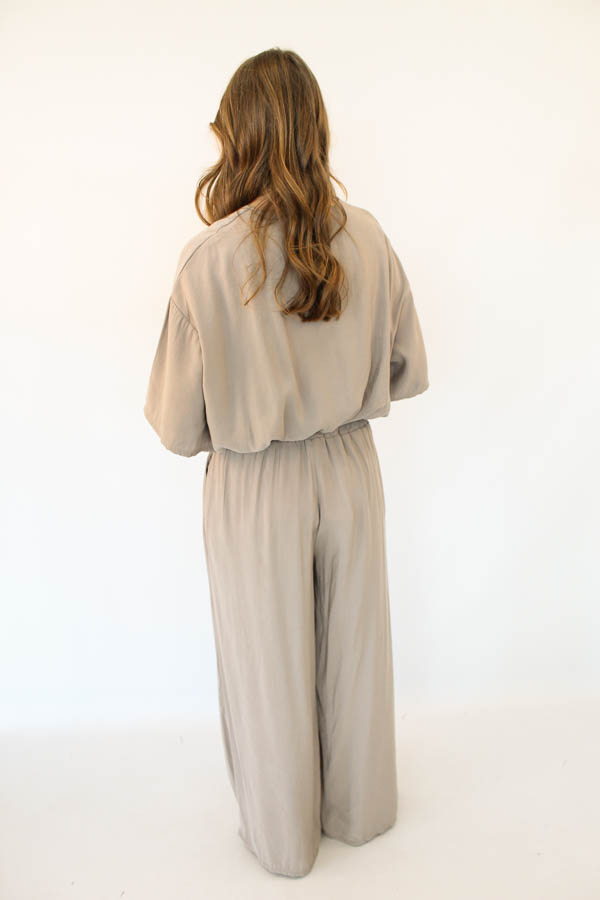 Tweedelig set taupe | Louise - Afbeelding 4