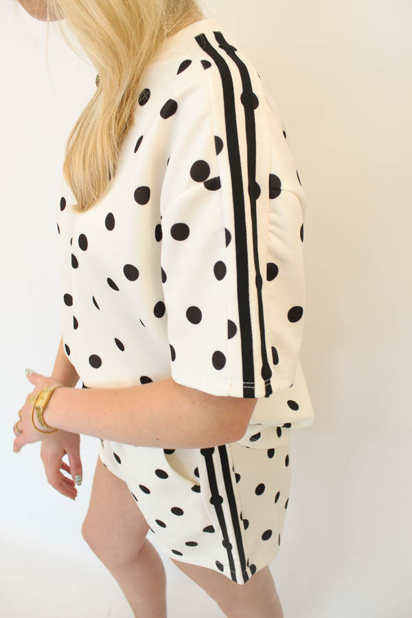 Tweedelig set wit | Polka - Afbeelding 2