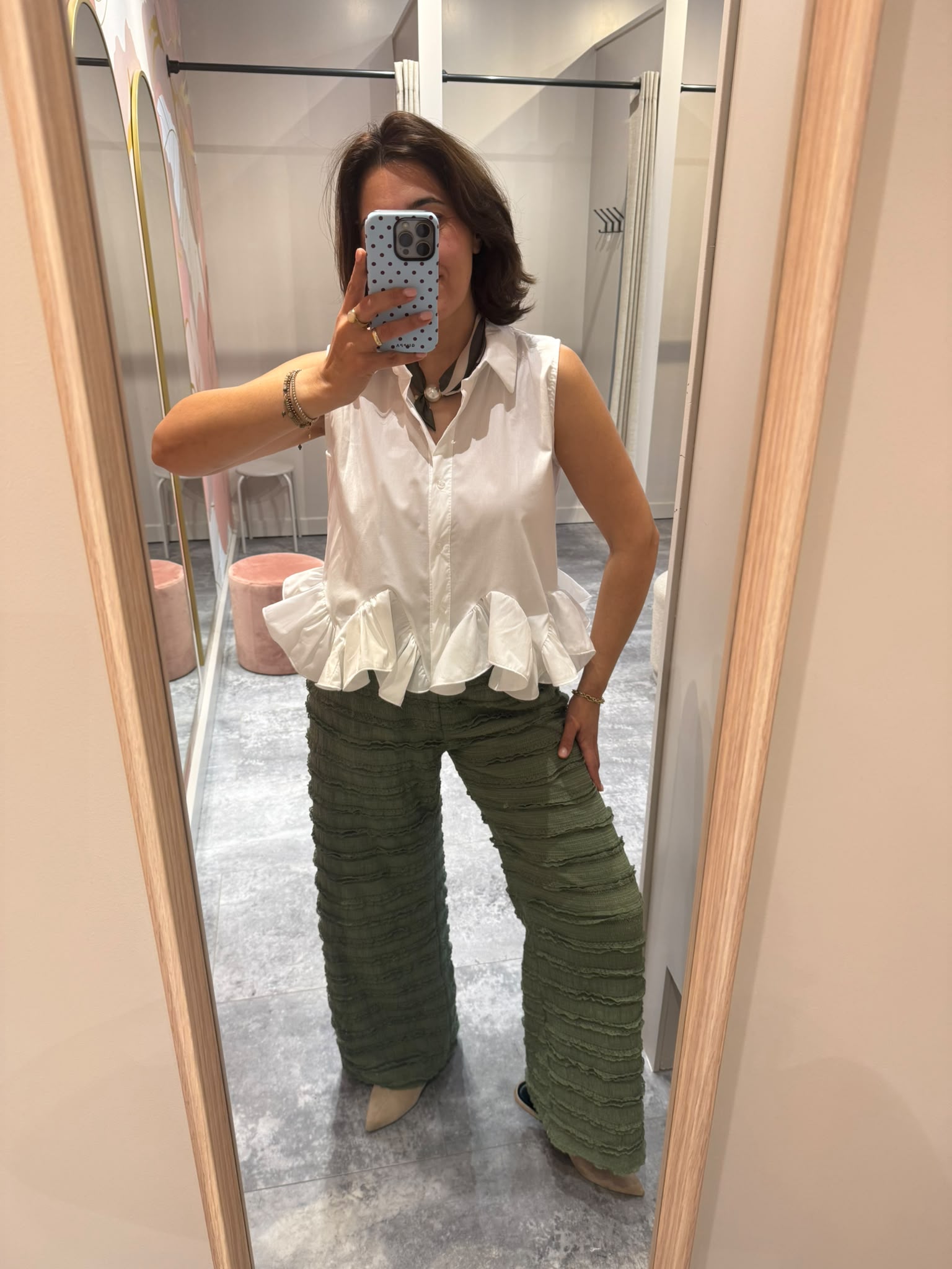 Blouse top wit | Lynn - Afbeelding 3