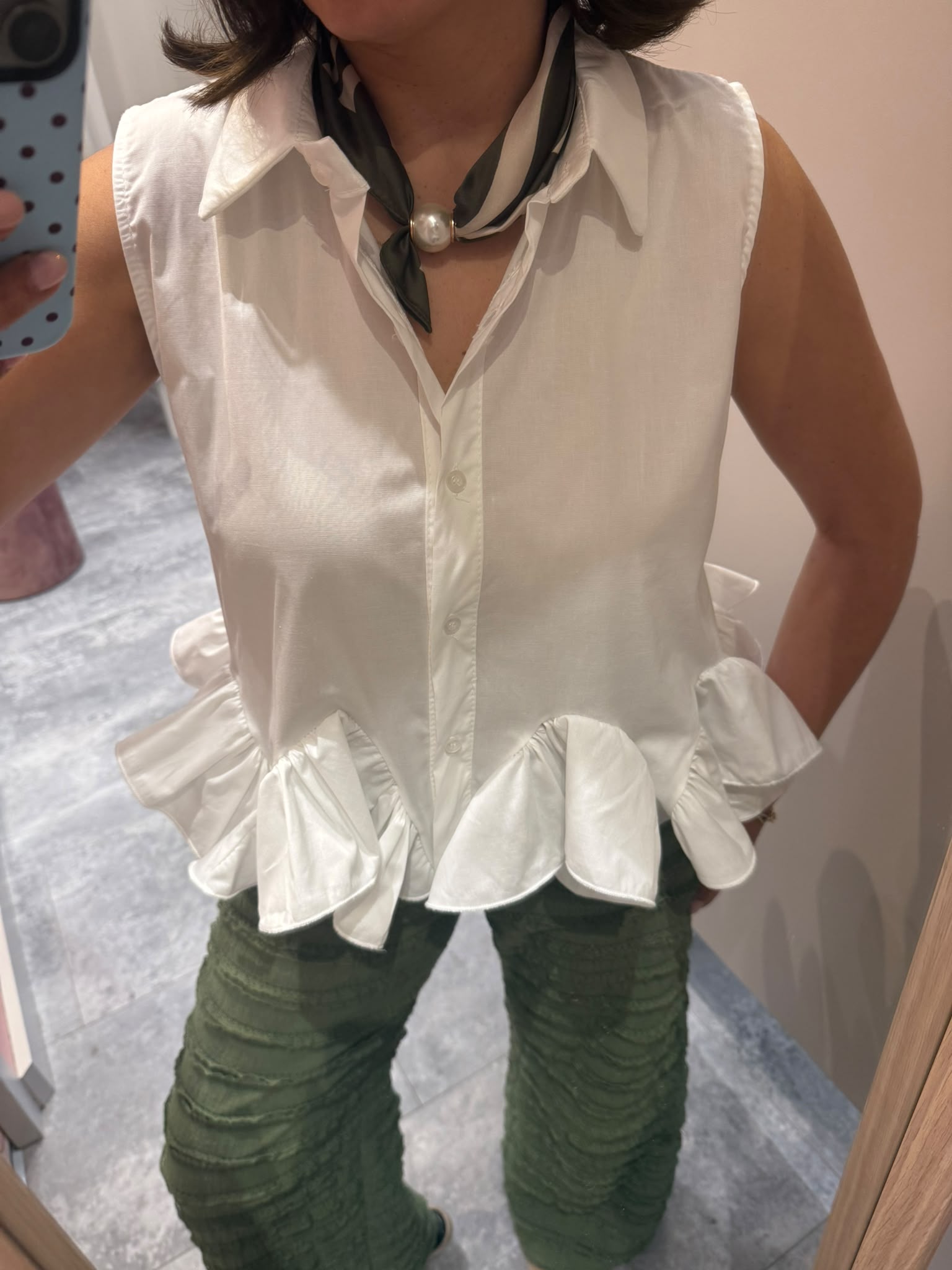 Blouse top wit | Lynn - Afbeelding 2