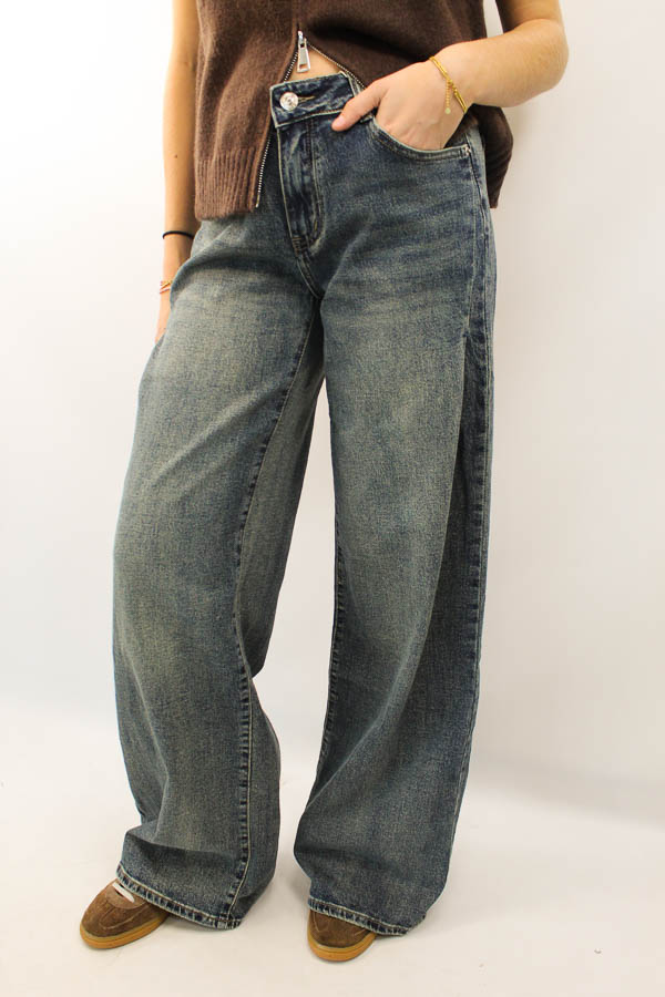 Wide jeans Vintage Blue | Mia 