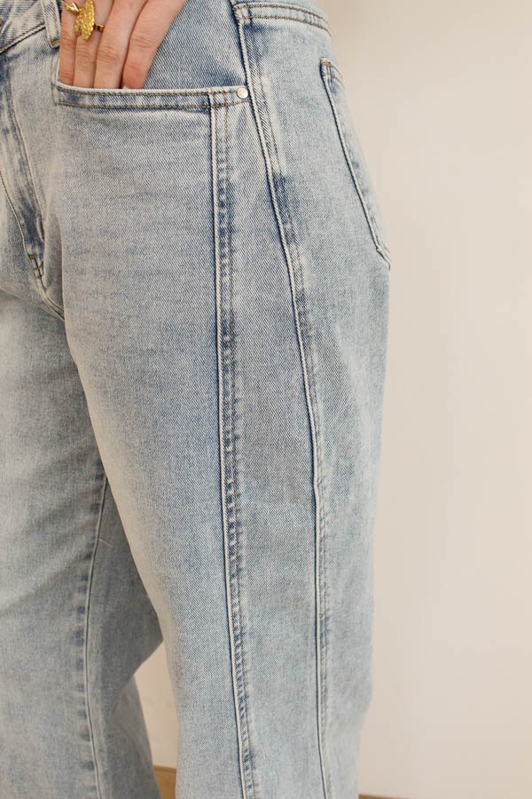Wide jeans blauw | Joelle - Afbeelding 3