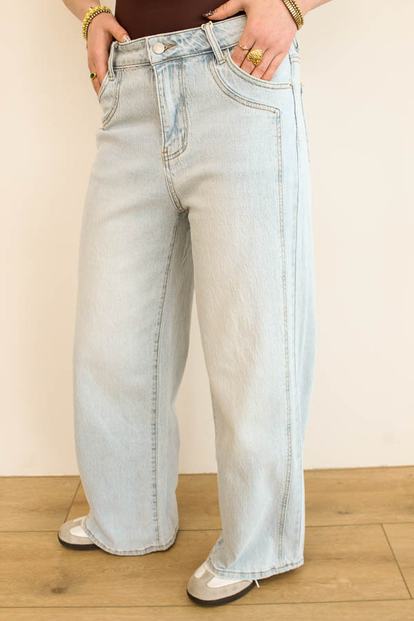 Wide jeans blauw | Emmy
