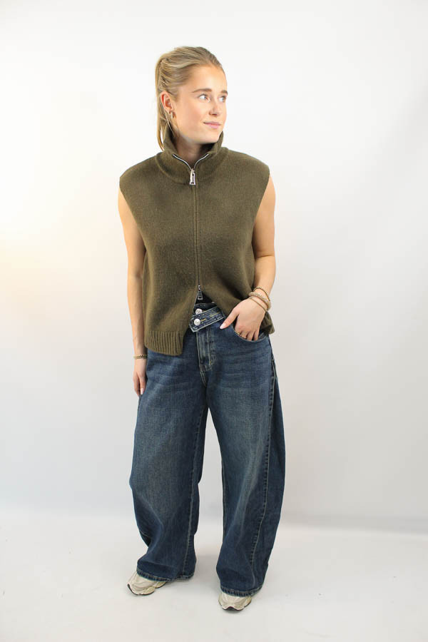 Wide jeans midblauw | Celine - Afbeelding 5