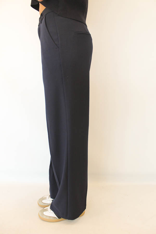 Wide leg broek navy | Soof  - Afbeelding 2