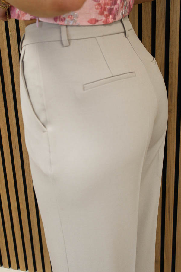 Wide leg broek taupe | Soof  - Afbeelding 4