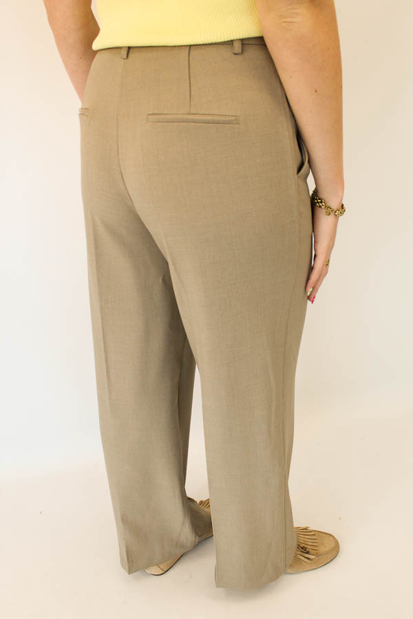 Wide leg broek zand | Soof - Afbeelding 2