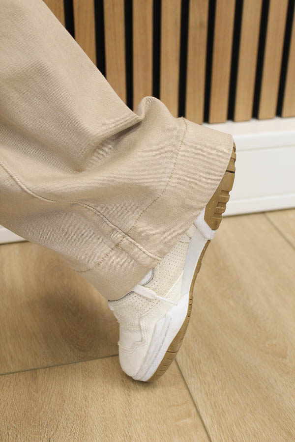 Wide leg jeans beige | Chleo - Afbeelding 5