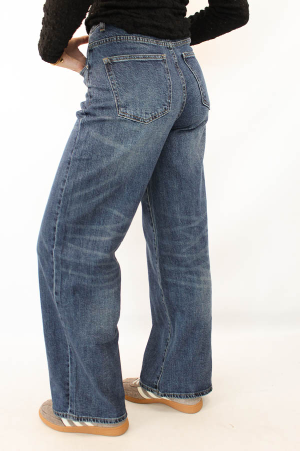 Wide leg jeans blauw | Reaven  - Afbeelding 2