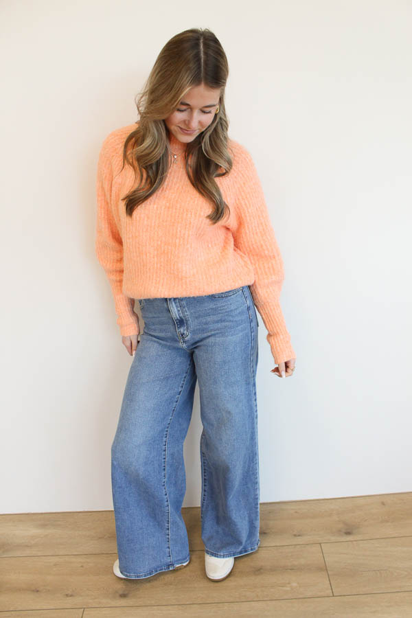 Wide leg jeans blauw | Romy - Afbeelding 3