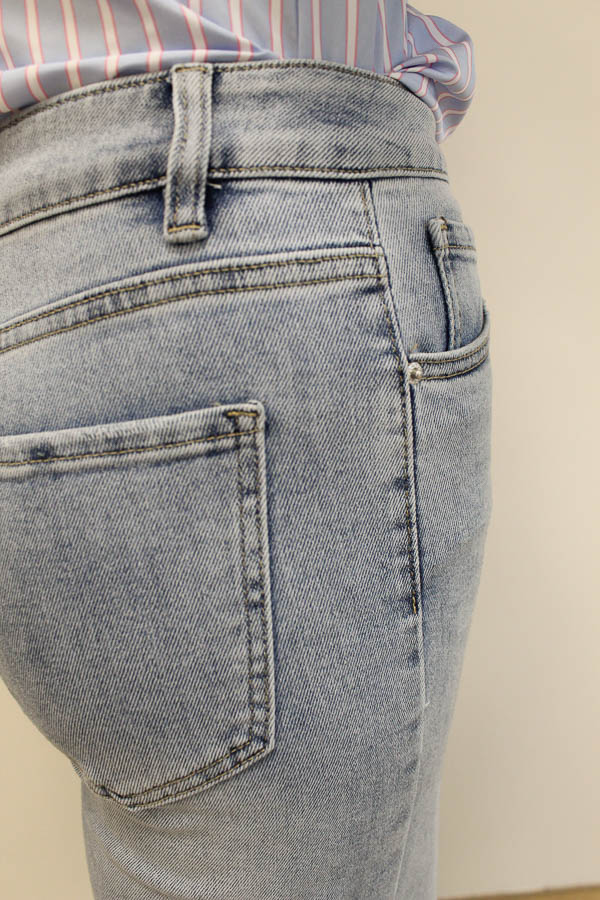 Wide leg jeans blauw | Vienna - Afbeelding 4