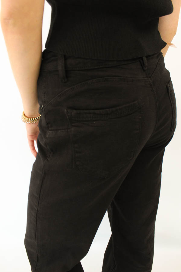 Wide leg jeans zwart | Nora - Afbeelding 3