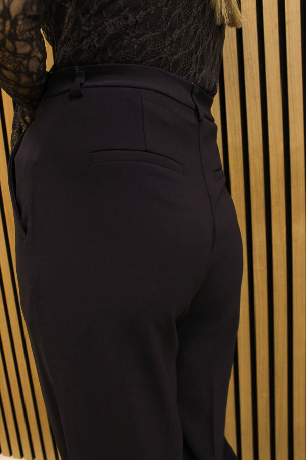 Wide leg pantalon marine - Afbeelding 5