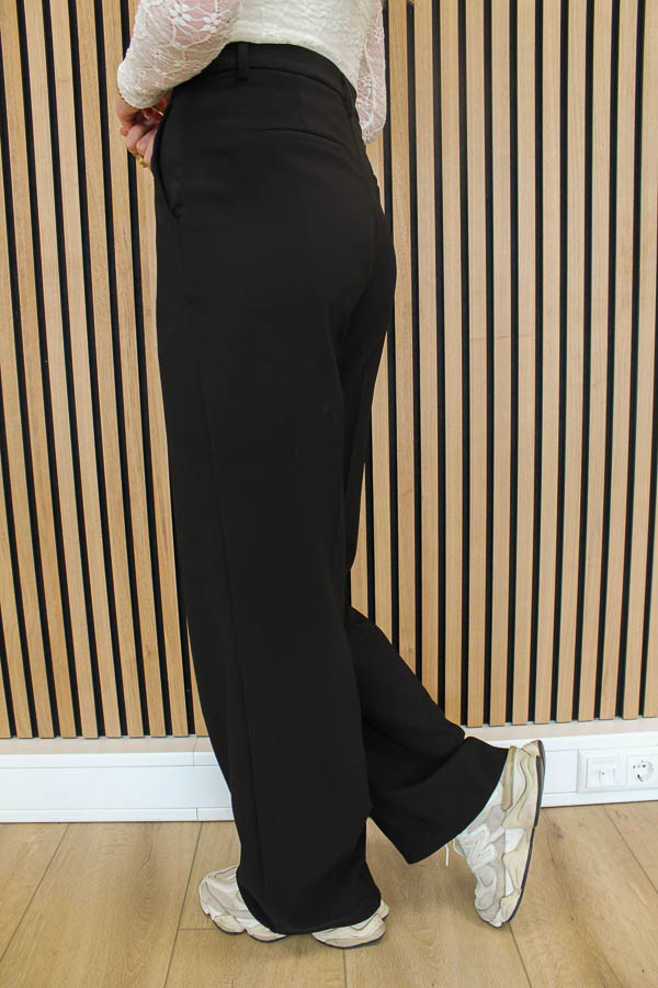 Wide leg pantalon zwart - Afbeelding 2
