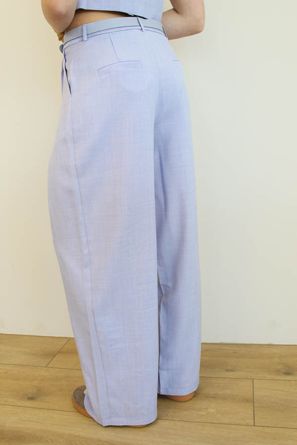 Wide pantalon lila | Lisa - Afbeelding 3
