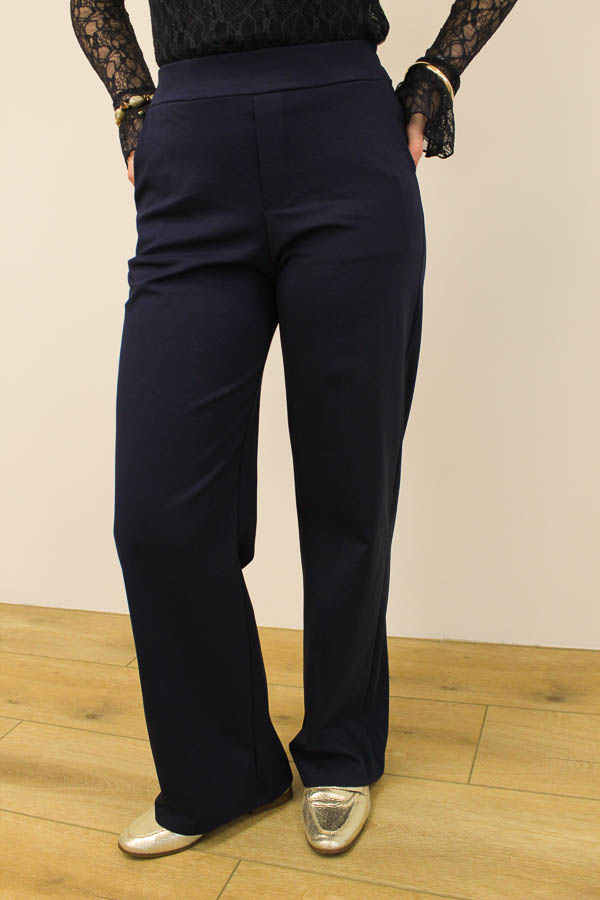 Wide pantalon navy | Livia
