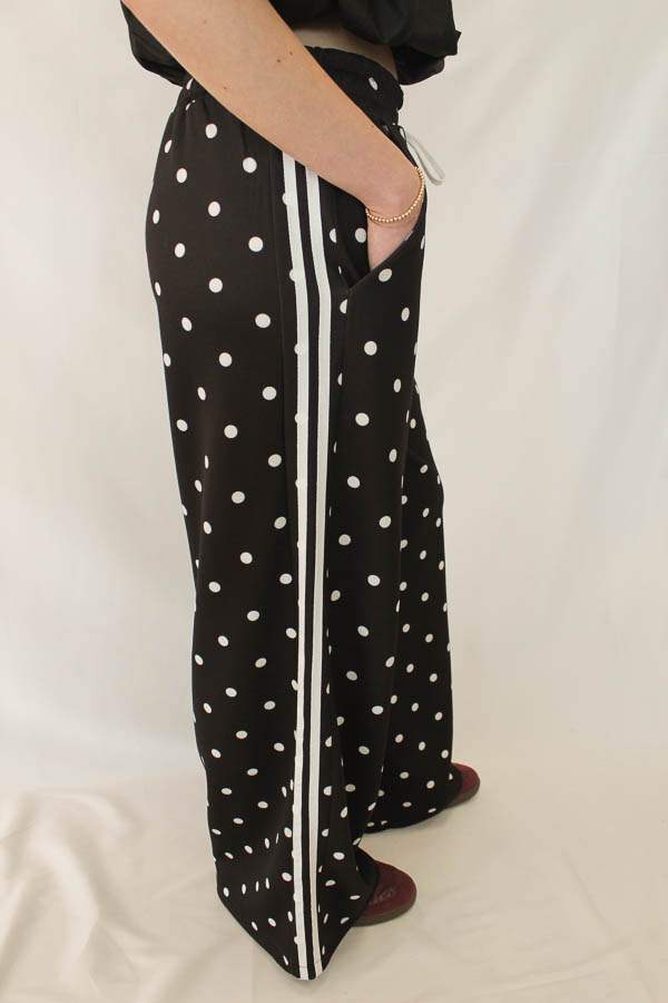 Wideleg broek stippen | Ivy - Afbeelding 3