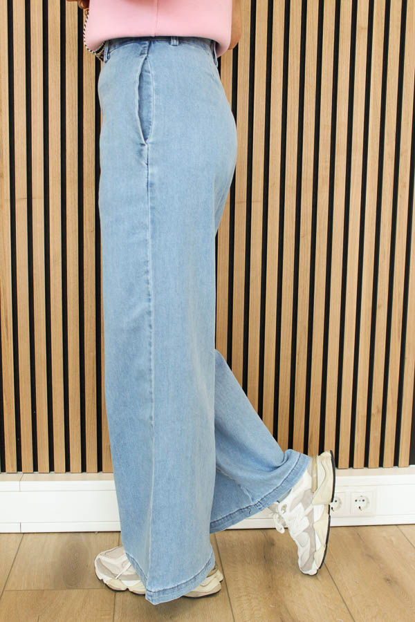 Wide leg denim broek | Cathy  - Afbeelding 2