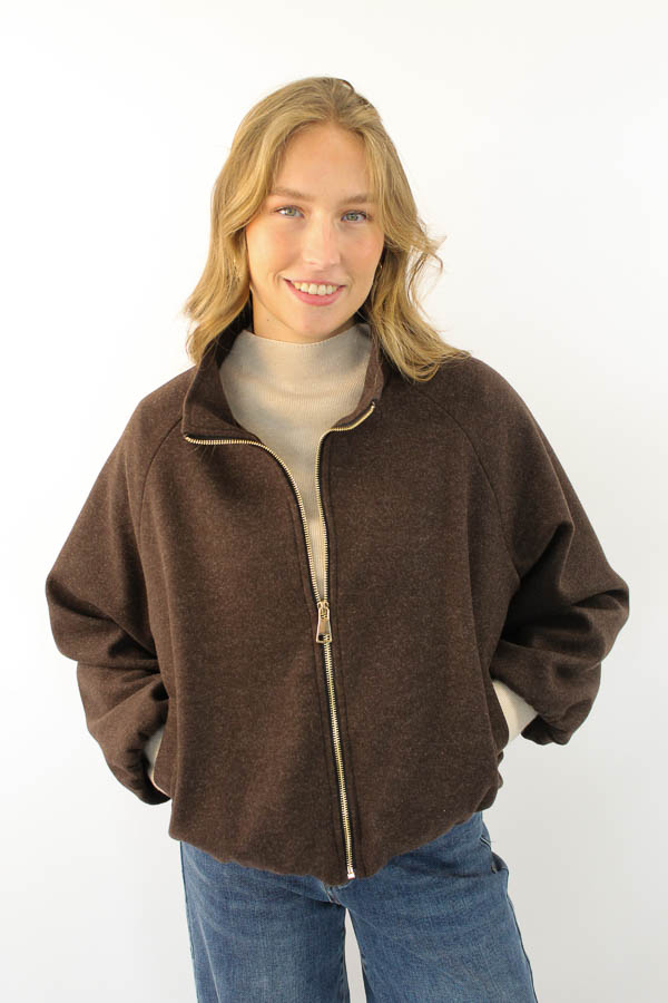 Bomber jas bruin | Linde  - Afbeelding 2